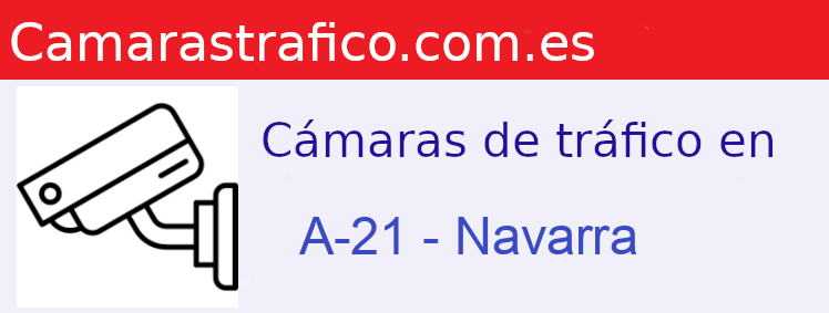 Cámaras dgt en la A-21 en la provincia de Navarra