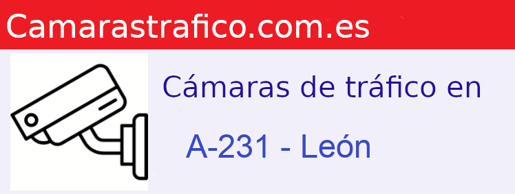 Cámaras dgt en la A-231 en la provincia de León