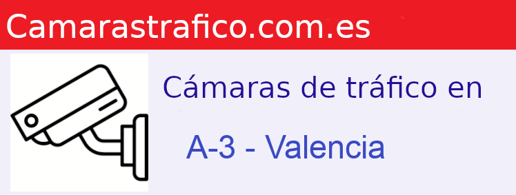 Cámaras dgt en la A-3 en la provincia de Valencia