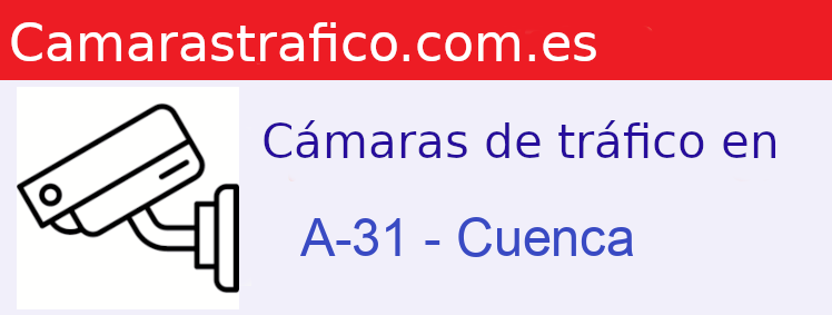 Cámaras dgt en la A-31 en la provincia de Cuenca