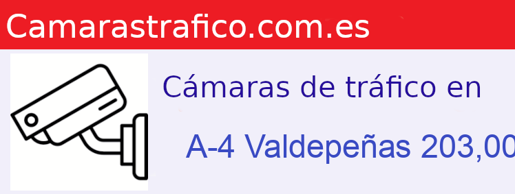 Camara trafico A-4 PK: Valdepeñas 203,000