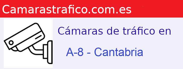 Cámaras dgt en la A-8 en la provincia de Cantabria