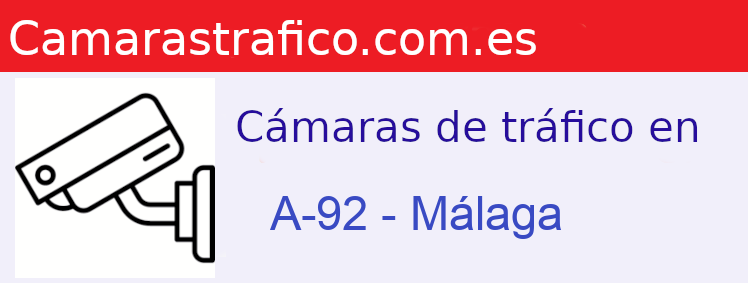 Cámaras dgt en la A-92 en la provincia de Málaga