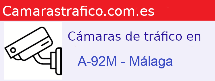 Cámaras dgt en la A-92M en la provincia de Málaga