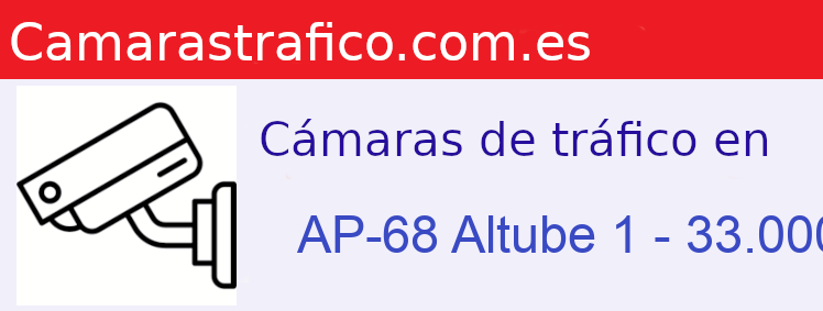Camara trafico AP-68 PK: Altube 1 - 33.000