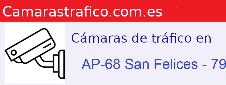 Camara trafico AP-68 PK: San Felices - 79.245