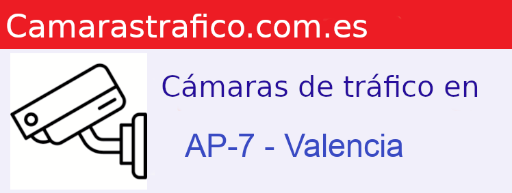 Cámaras dgt en la AP-7 en la provincia de Valencia