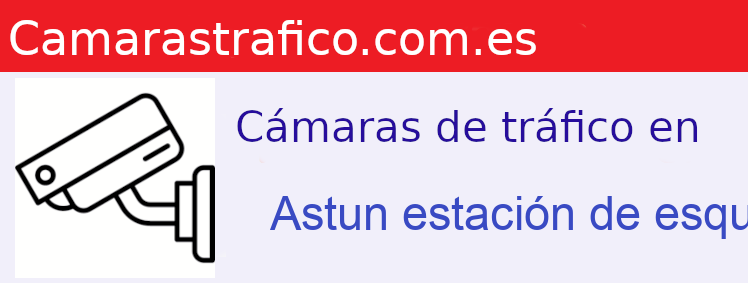 Camara trafico Astun estación de esquí