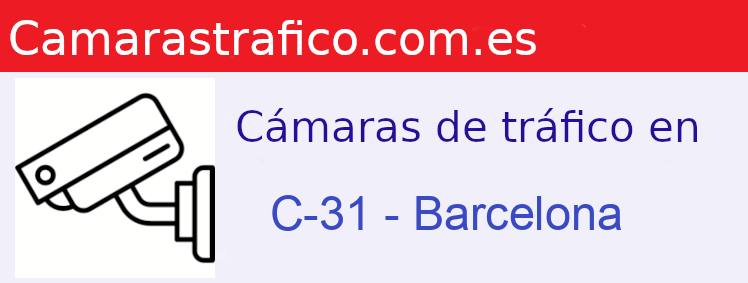 Cámaras dgt en la C-31 en la provincia de Barcelona