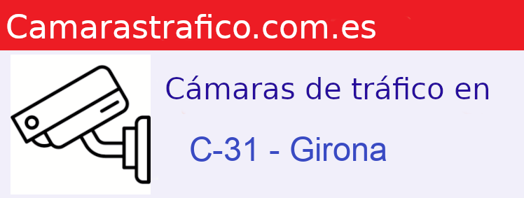 Cámaras dgt en la C-31 en la provincia de Girona