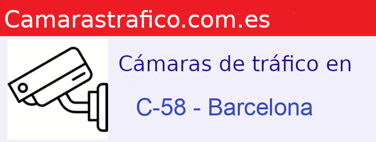 Cámaras dgt en la C-58 en la provincia de Barcelona