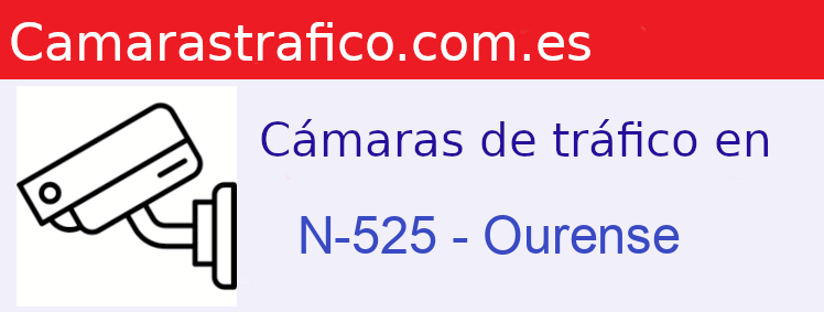 Cámaras dgt en la N-525 en la provincia de Ourense