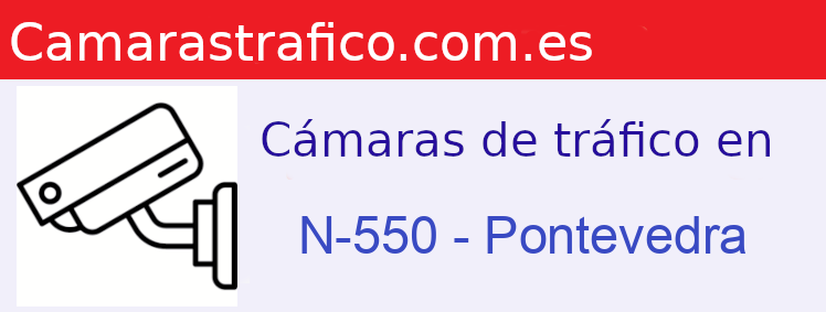 Cámaras dgt en la N-550 en la provincia de Pontevedra