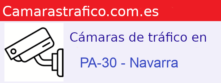 Cámaras dgt en la PA-30 en la provincia de Navarra