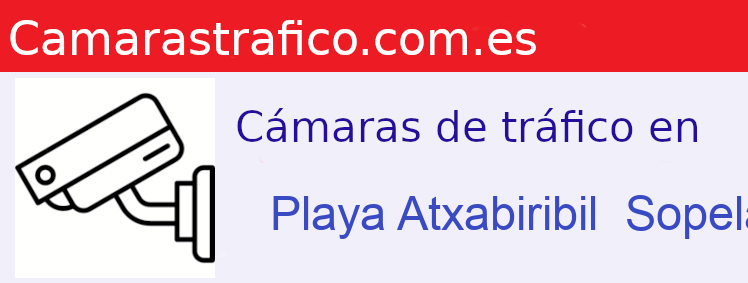 Camara trafico Playa Atxabiribil  Sopelana
