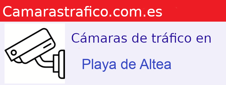 Camara trafico Playa de Altea