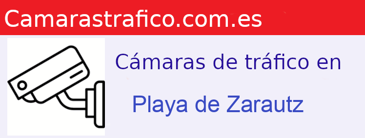Camara trafico Playa de Zarautz