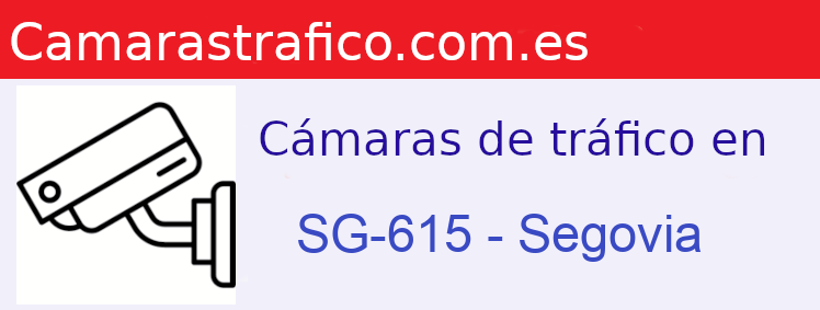 Cámaras dgt en la SG-615 en la provincia de Segovia